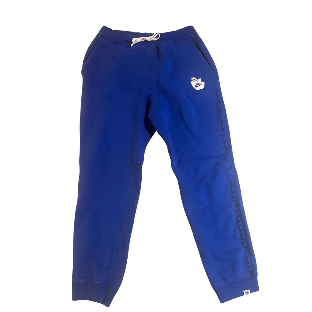 Nike Royal Blue NYC Teacher Big Apple Football Fleece Joggers Sweatpants Medium